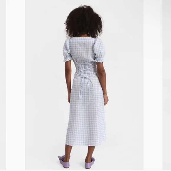 NWT Sleeper Vichy Marquis Maiden dress, small - Picture 3 of 8